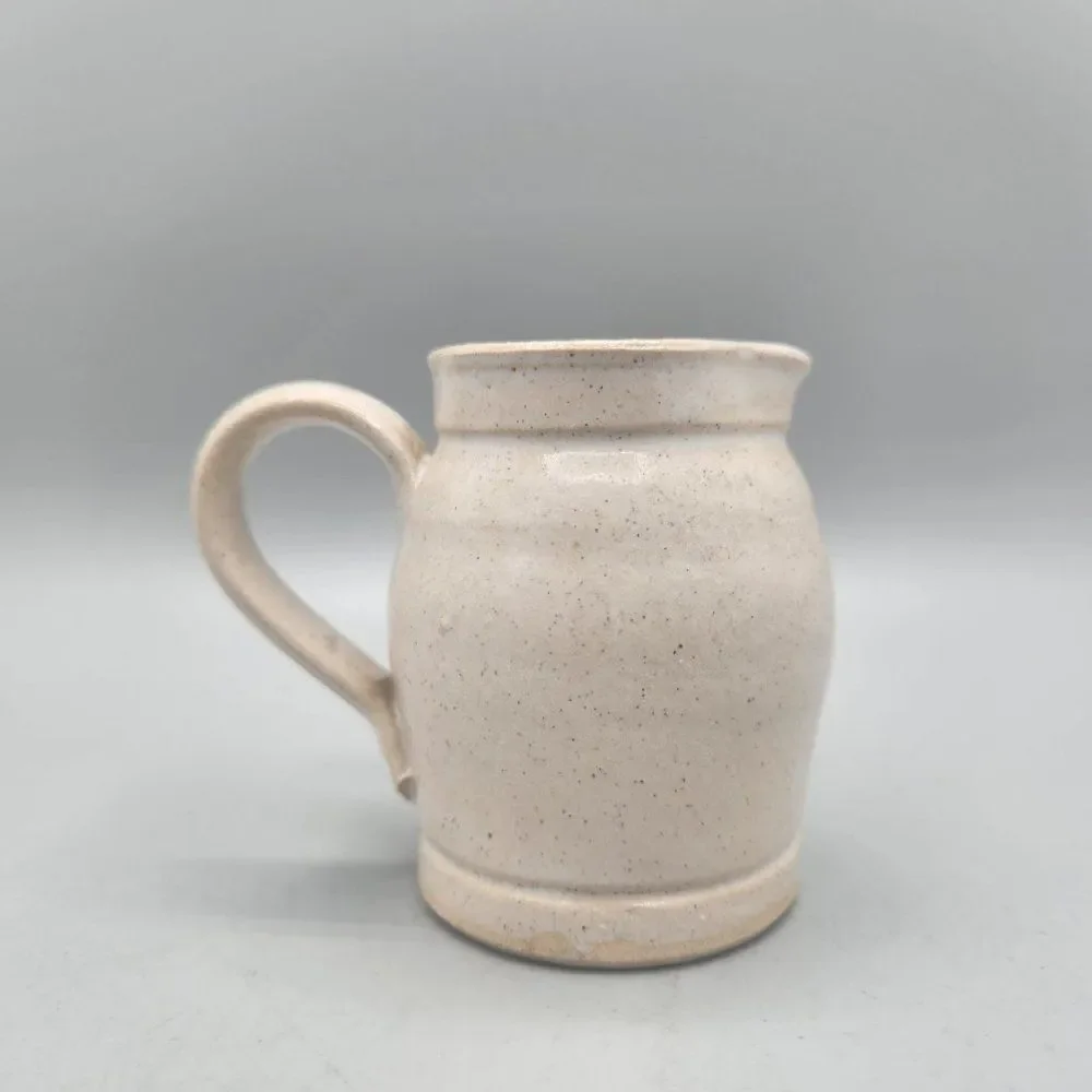 Vintage Pinewood Valley Pottery Creamer Blue Heart Stoneware 3” Glazed